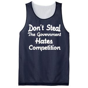 Don't Steal The Government Hates Competition Mesh Reversible Basketball Jersey Tank