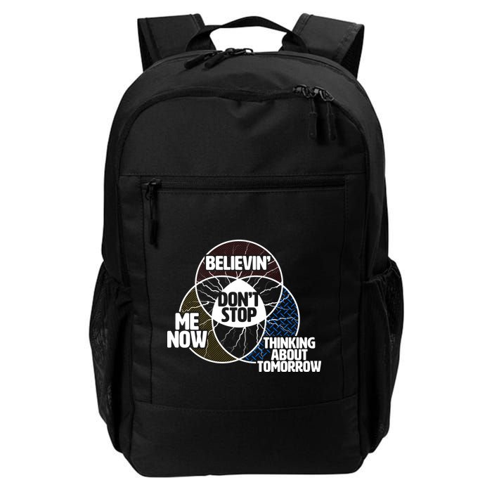 Don't Stop Believing Diagram Chart Backpack