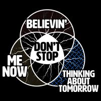 Don't Stop Believing Diagram Chart Backpack
