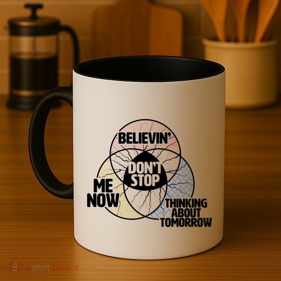 Don't Stop Believing Diagram Chart Mug