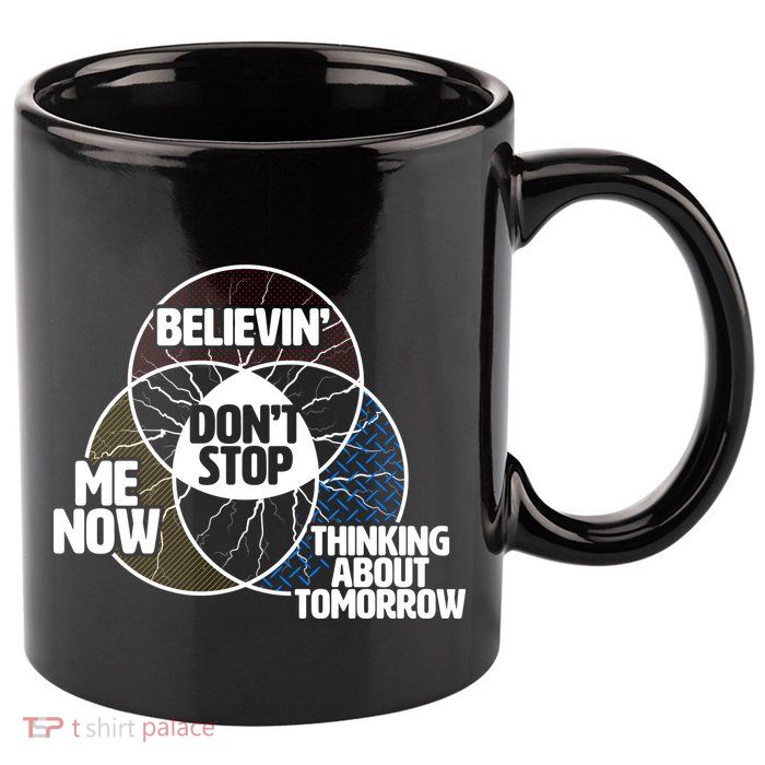 Don't Stop Believing Diagram Chart 11oz C Handle Ceramic Mug