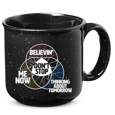 Don't Stop Believing Diagram Chart 15oz Campfire Ceramic Mug