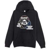 Don't Stop Believing Diagram Chart Premium Pullover Hoodie