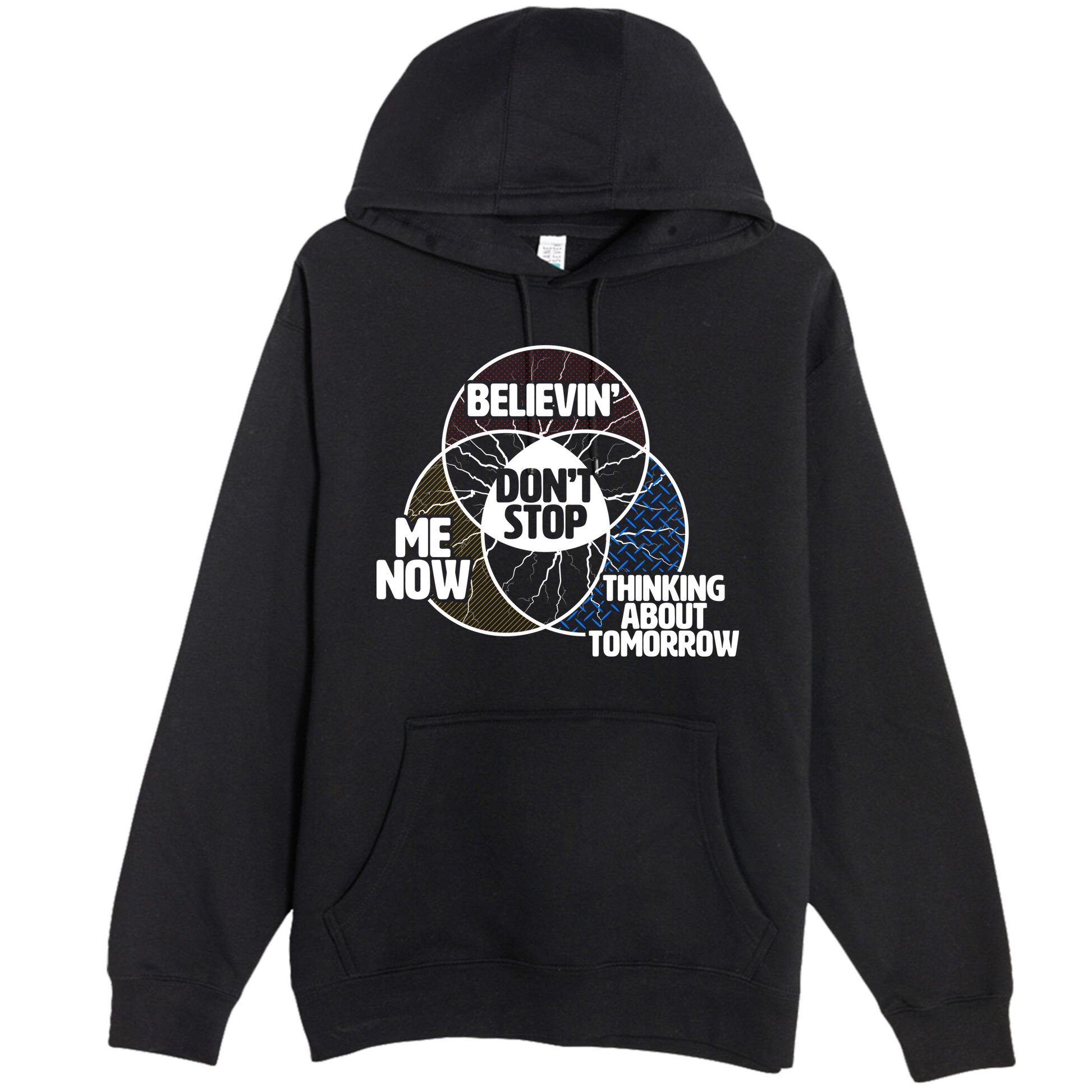 Don't Stop Believing Diagram Chart Premium Pullover Hoodie
