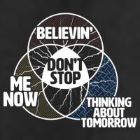 Don't Stop Believing Diagram Chart Premium Pullover Hoodie