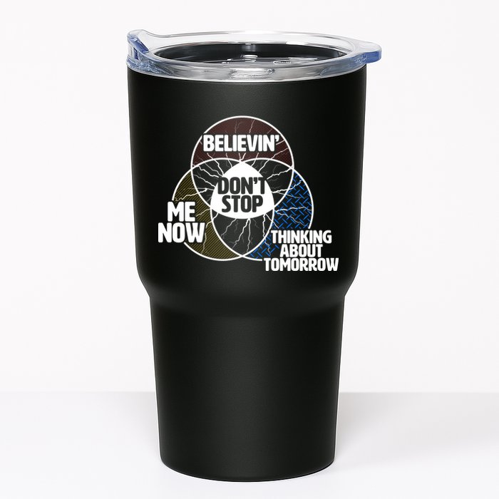Don't Stop Believing Diagram Chart Tumbler