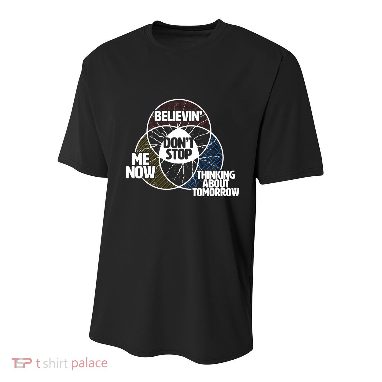 Don't Stop Believing Diagram Chart Youth Performance Sprint T-Shirt