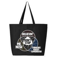 Don't Stop Believing Diagram Chart 25L Jumbo Tote