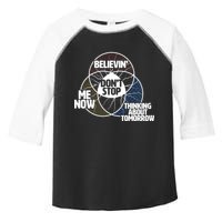 Don't Stop Believing Diagram Chart Toddler Fine Jersey T-Shirt