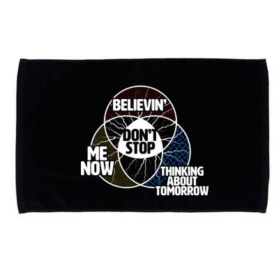 Don't Stop Believing Diagram Chart Microfiber Hand Towel