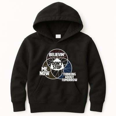 Don't Stop Believing Diagram Chart Kids Hoodie