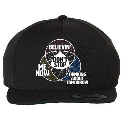 Don't Stop Believing Diagram Chart Wool Snapback Cap