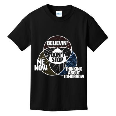 Don't Stop Believing Diagram Chart Kids T-Shirt