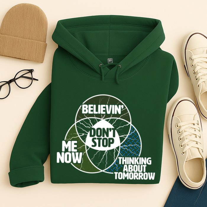 Don't Stop Believing Diagram Chart Hoodie
