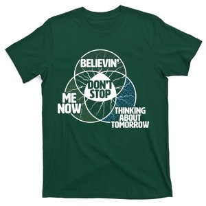 Don't Stop Believing Diagram Chart T-Shirt