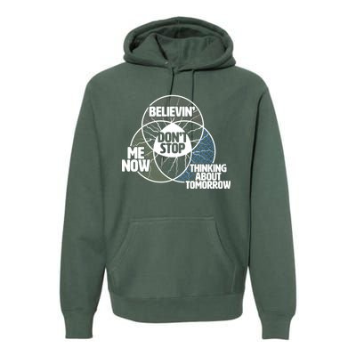 Don't Stop Believing Diagram Chart Premium Hoodie