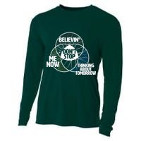 Don't Stop Believing Diagram Chart Cooling Performance Long Sleeve Crew