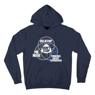 Don't Stop Believing Diagram Chart Tall Hoodie