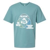 Don't Stop Believing Diagram Chart Sueded Cloud Jersey T-Shirt