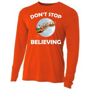 Don't Stop Believing In Santa Cooling Performance Long Sleeve Crew