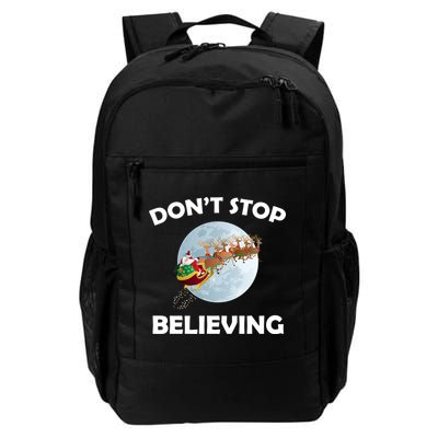Don't Stop Believing In Santa Backpack