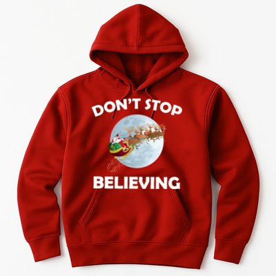 Don't Stop Believing In Santa Hoodie