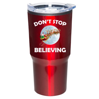 Don't Stop Believing In Santa Tumbler