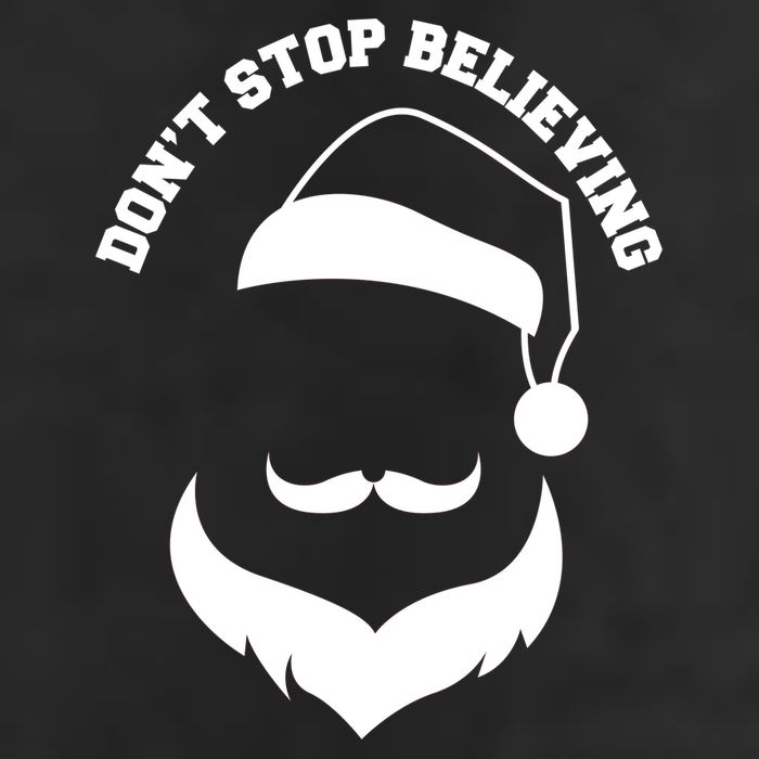 Don't Stop Believing Santa Face Adult Drive Performance Visor