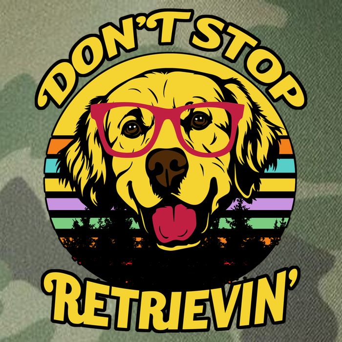 Don't Stop Retrievin Legacy Tie Dye Trucker Hat