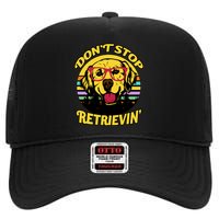 Don't Stop Retrievin' High Crown Mesh Back Trucker Hat