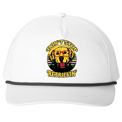 Don't Stop Retrievin Snapback Five-Panel Rope Hat