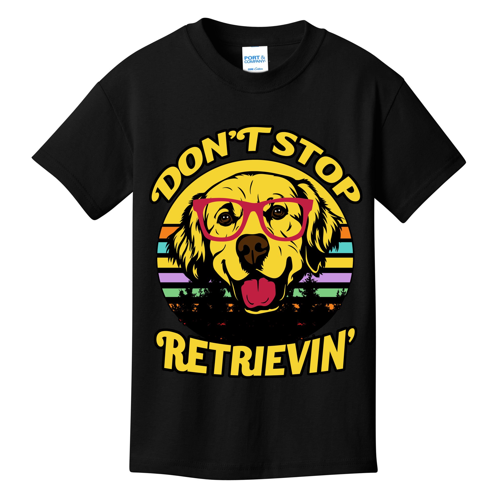 Don't Stop Retrievin' Kids T-Shirt