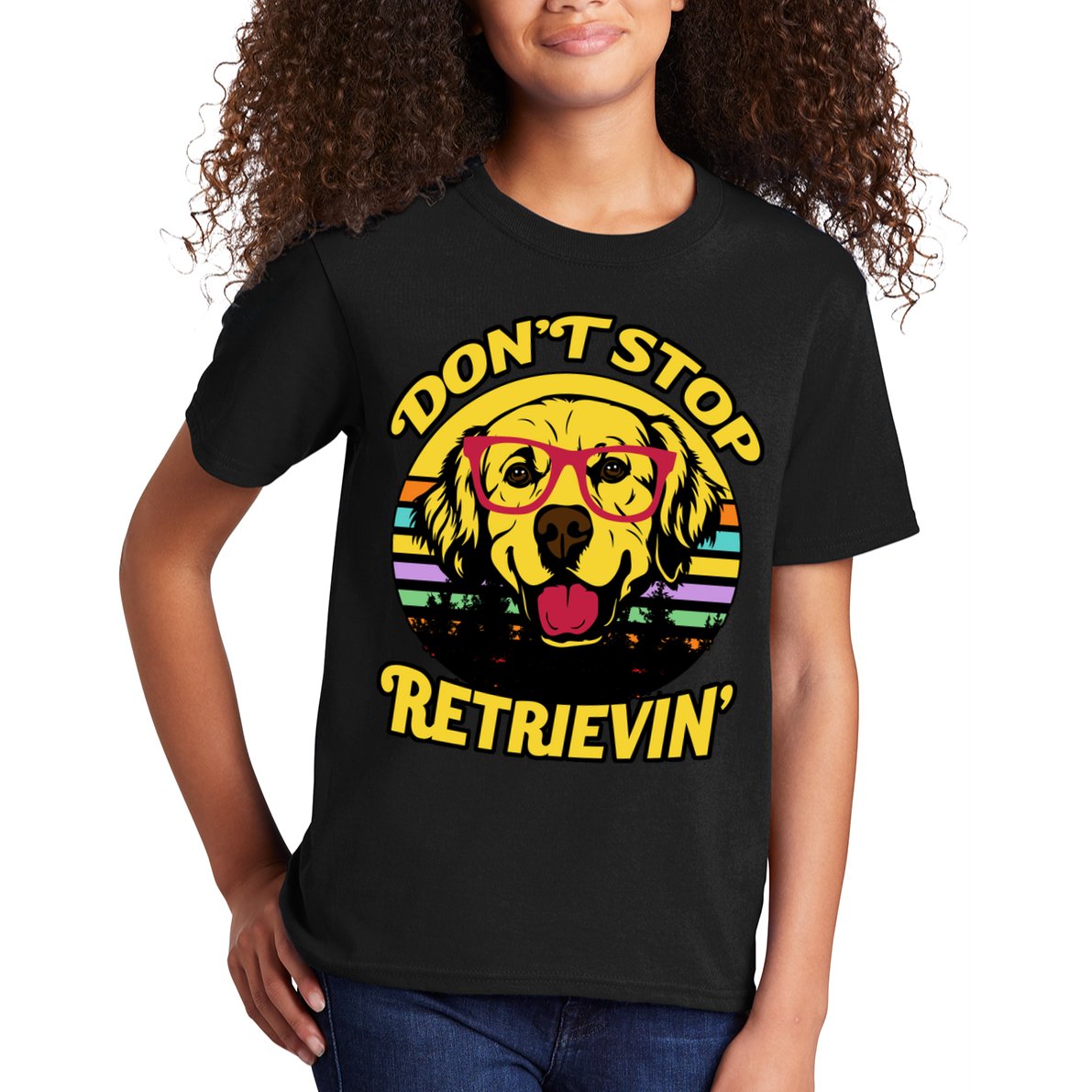 Don't Stop Retrievin' Kids T-Shirt