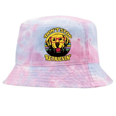 Don't Stop Retrievin Tie-Dyed Bucket Hat