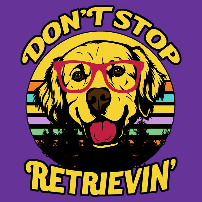 Don't Stop Retrievin Mesh Reversible Basketball Jersey Tank