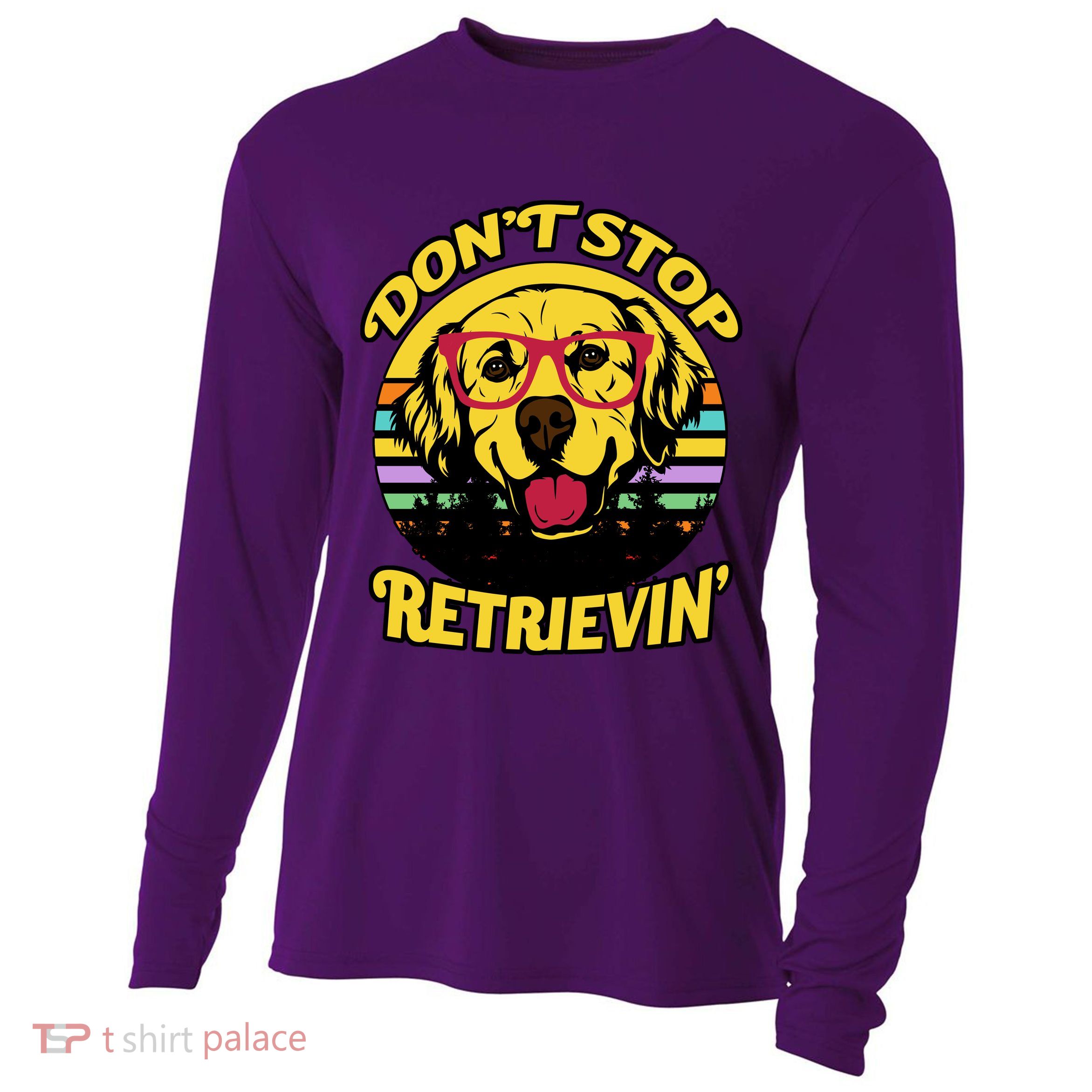 Don't Stop Retrievin Cooling Performance Long Sleeve Crew