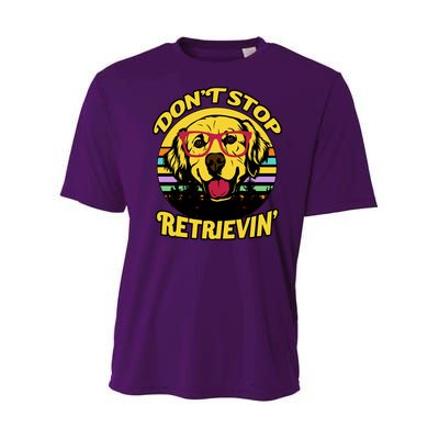 Don't Stop Retrievin Youth Performance Sprint T-Shirt