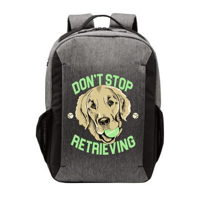 Don't Stop Retrieving Funny Golden Retriever Vector Backpack