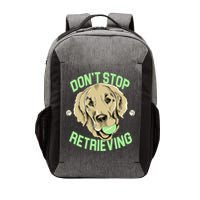 Don't Stop Retrieving Funny Golden Retriever Vector Backpack