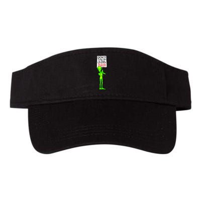 Don't Take Me To Your Leader Idiot Funny Alien Valucap Bio-Washed Visor