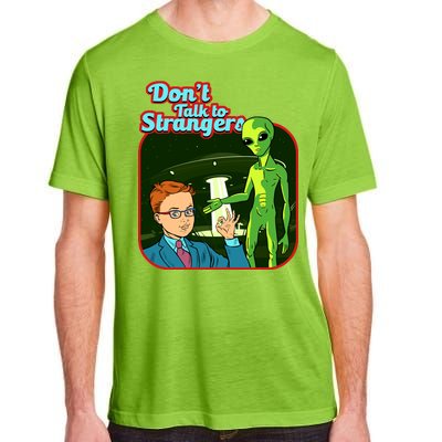 Don't Talk To Strangers Retro Vintage Adult ChromaSoft Performance T-Shirt