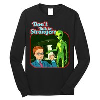 Don't Talk To Strangers Retro Vintage Long Sleeve Shirt