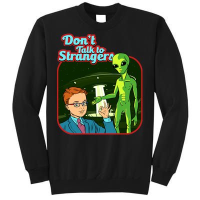 Don't Talk To Strangers Retro Vintage Sweatshirt