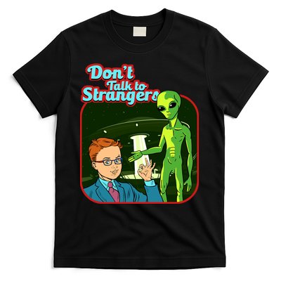 Don't Talk To Strangers Retro Vintage T-Shirt