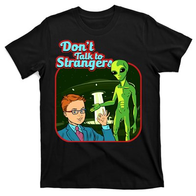 Don't Talk To Strangers Retro Vintage T-Shirt