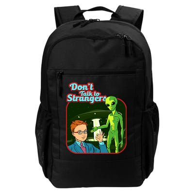 Don't Talk To Strangers Retro Vintage Daily Commute Backpack