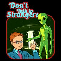 Don't Talk To Strangers Retro Vintage Backpack