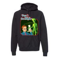 Don't Talk To Strangers Retro Vintage Premium Hoodie