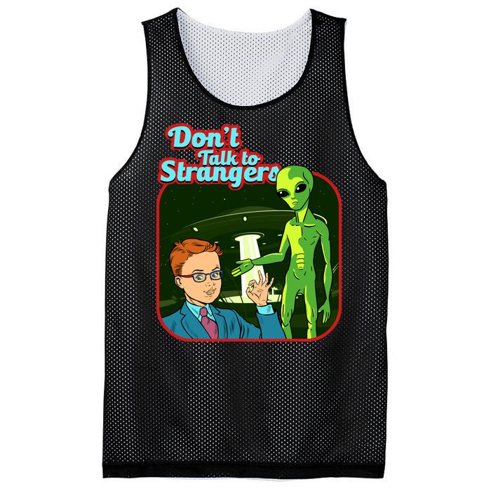 Don't Talk To Strangers Retro Vintage Mesh Reversible Basketball Jersey Tank