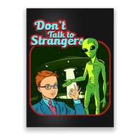 Don't Talk To Strangers Retro Vintage Poster